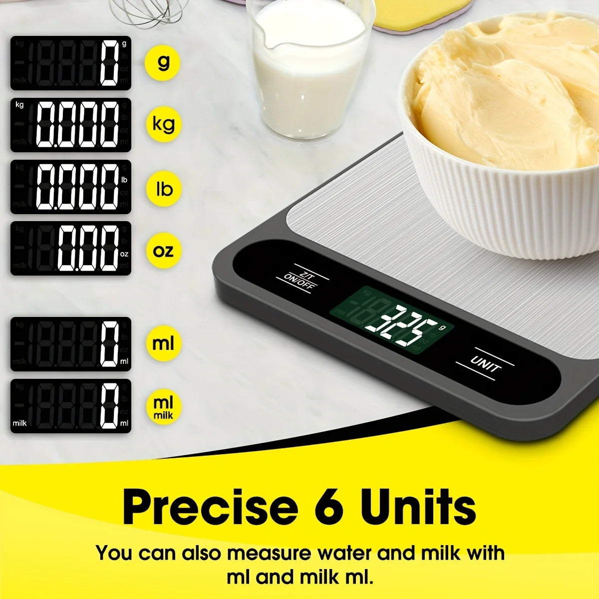 Havona Home Precise Digital Kitchen Scale — shown from a different angle