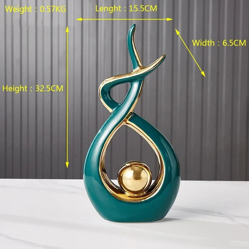 Havona Home Nordic Ceramic Figurine — additional product view