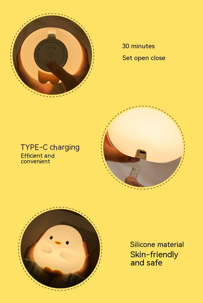 Duck Night Light | SlumberDuck Touch Lamp