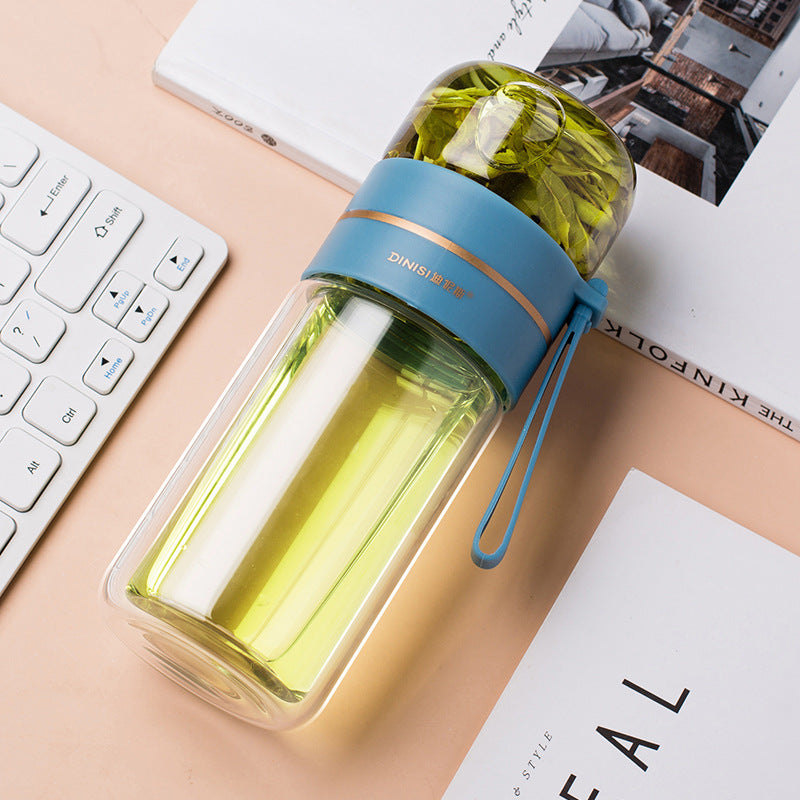 Havona Home Pure Glass Infusion Flask — shown with carrying strap