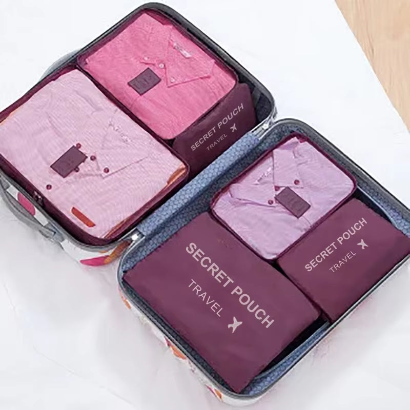 Travel Organiser Set | Luma 6-Piece Bags
