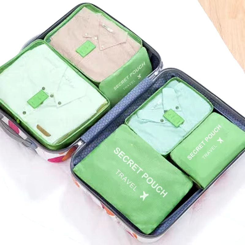 Travel Organiser Set | Luma 6-Piece Bags