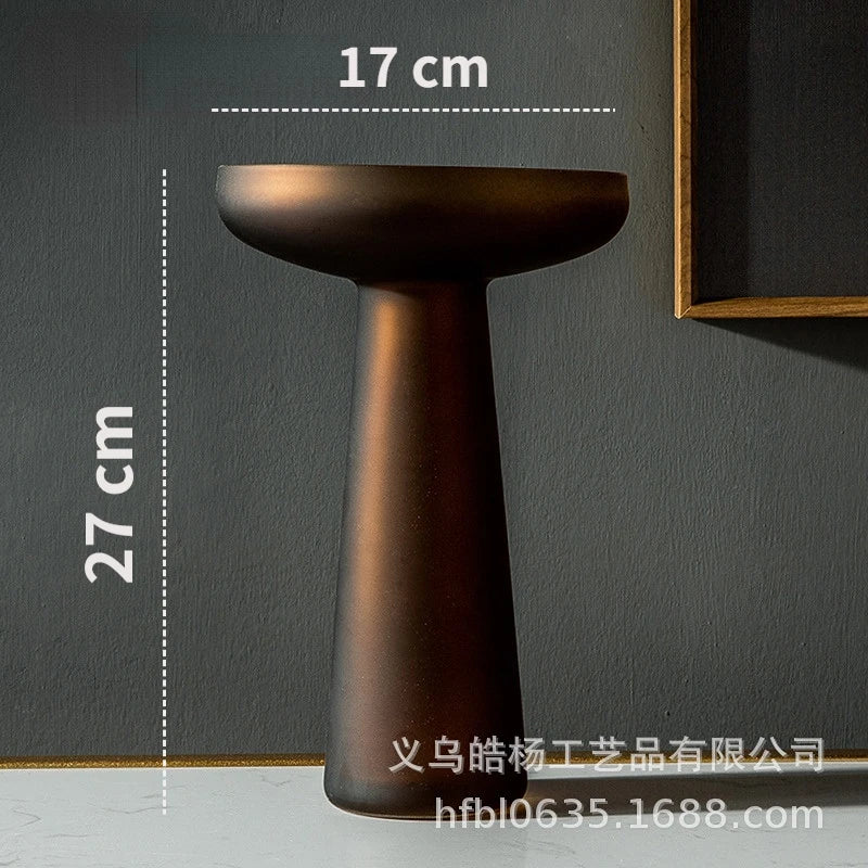Frosted Glass Vase | Nordic Home Decor