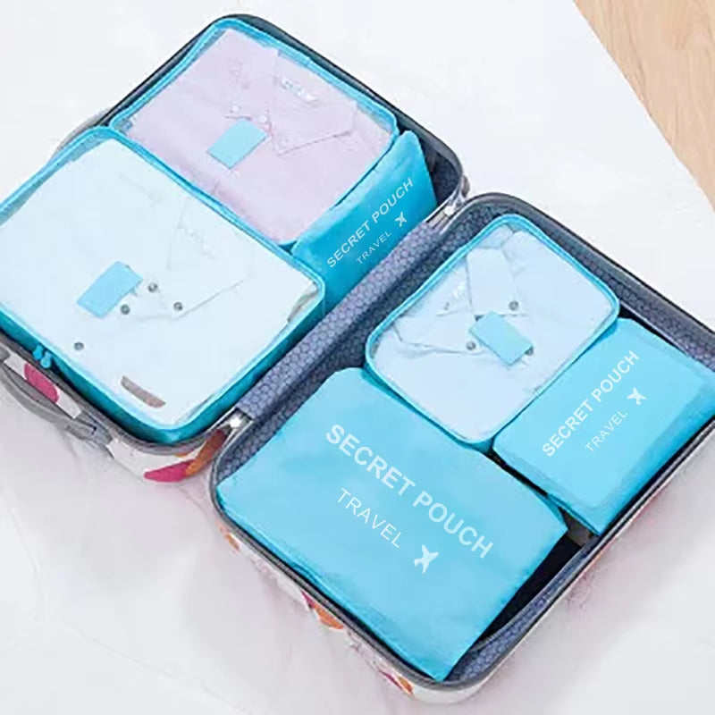 Travel Organiser Set | Luma 6-Piece Bags