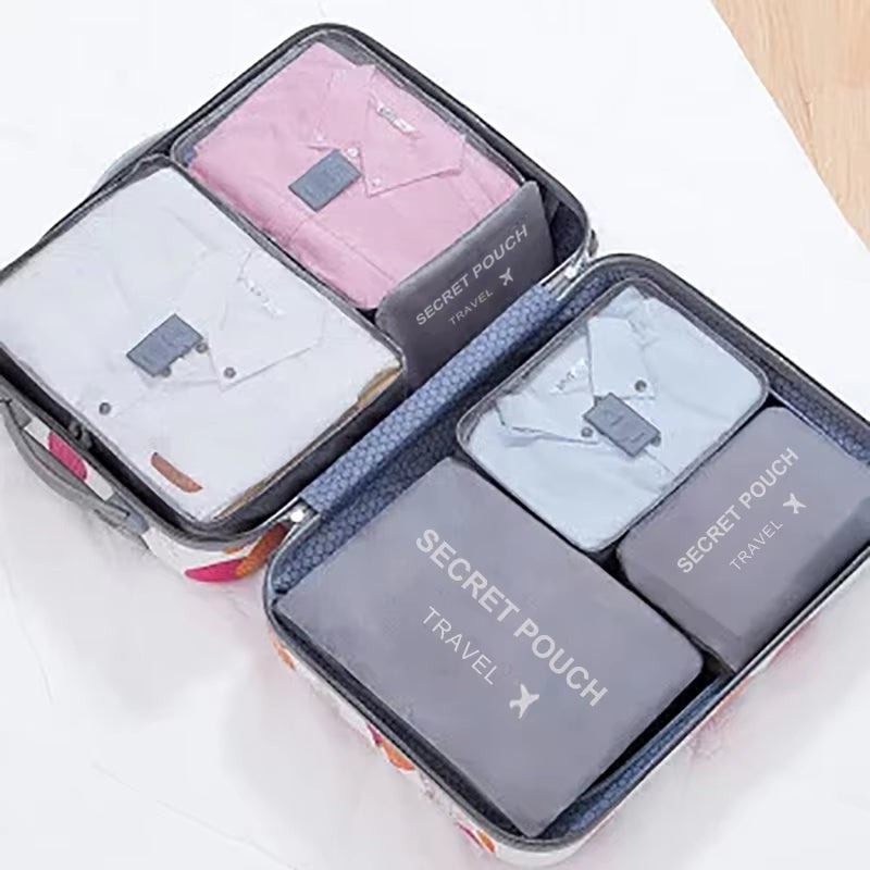 Travel Organiser Set | Luma 6-Piece Bags
