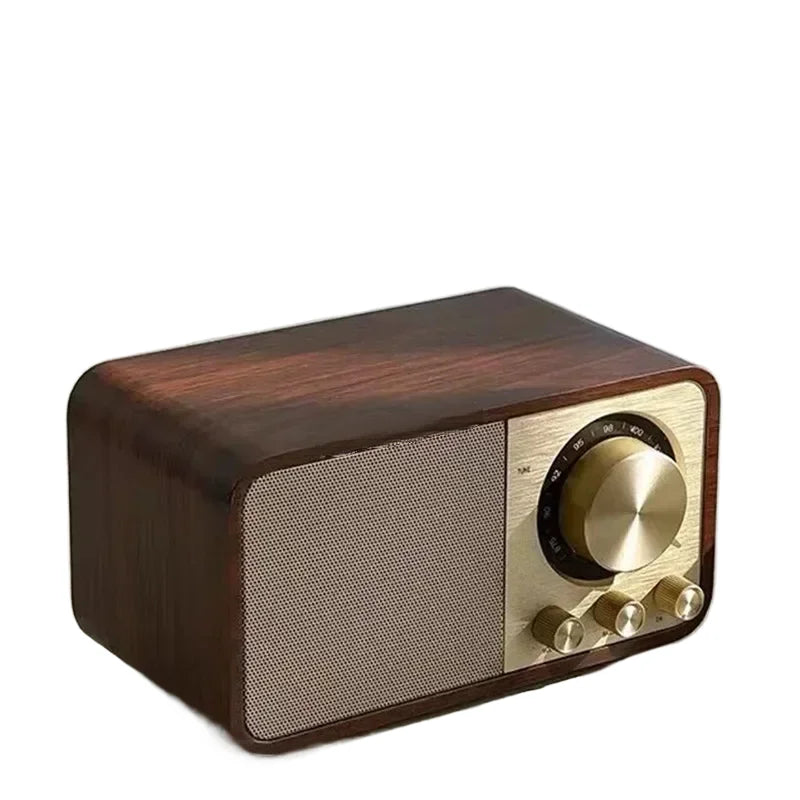 Havona Home Heritage Wooden Bluetooth Speaker — shown from a different angle