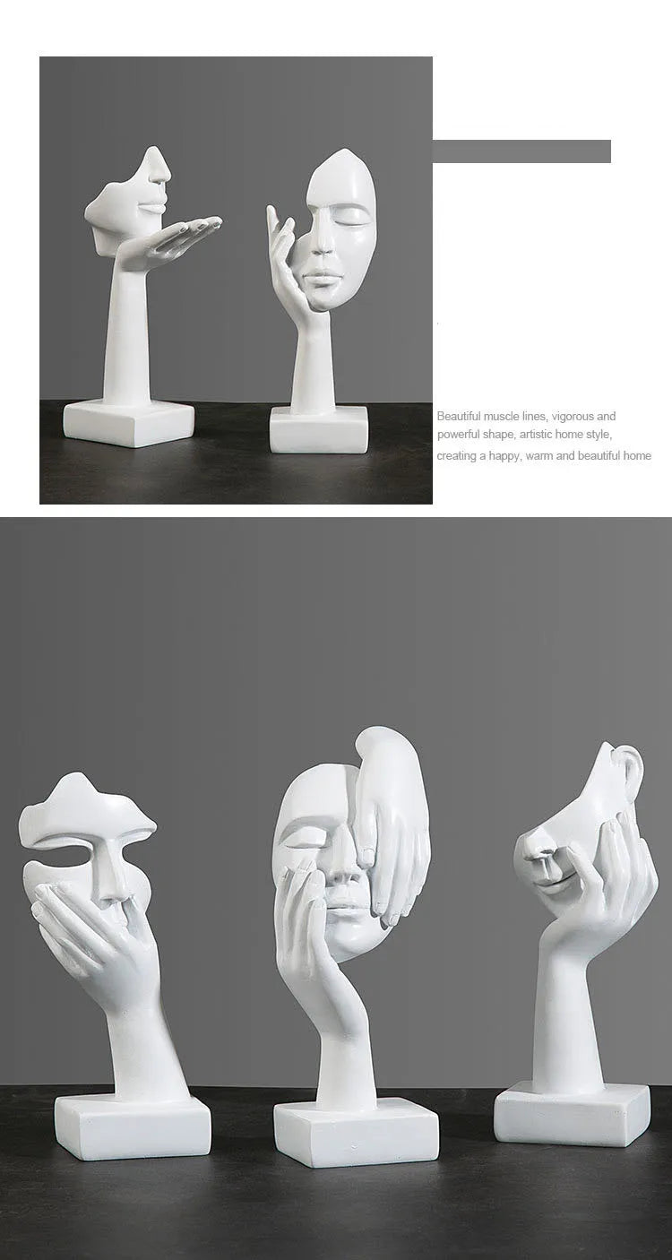 Havona Home European Abstract Mask Figurine — additional product view