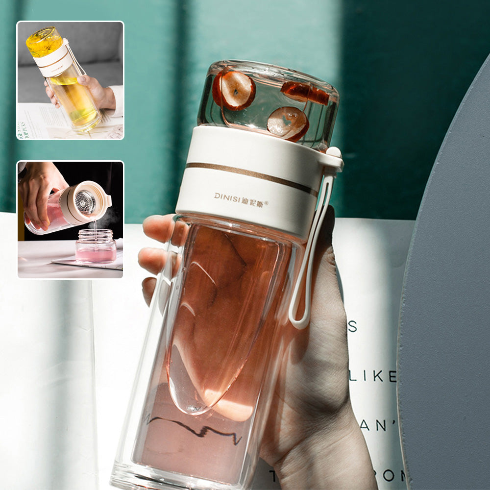 Havona Home Pure Glass Infusion Flask — close-up view of the design detail