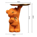 Geometric Bear Tray | Modern Storage Decor