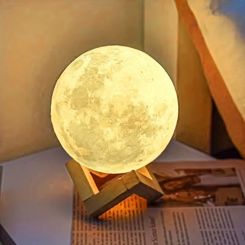 Havona Home Home DIY Lunar Night Light — styled display view