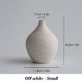 Havona Home Nordic Luxury Narrow Mouth Ceramic Vase — hero product photo on a plain background