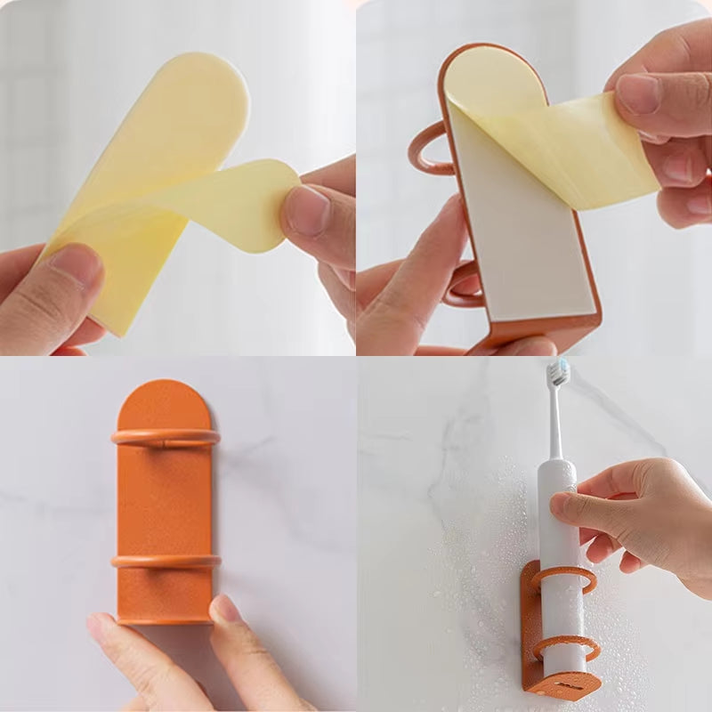 Havona Home Luma Wall-Mounted Toothbrush Holder — close-up view of the design detail