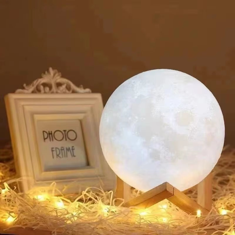Havona Home Home DIY Lunar Night Light — another angle showing the finish