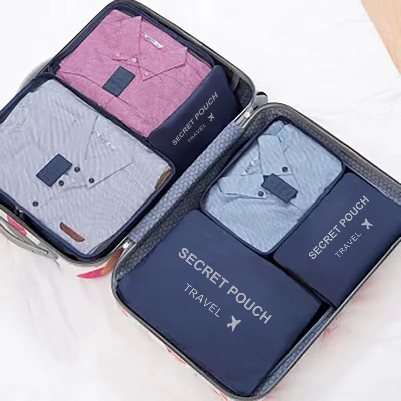 Travel Organiser Set | Luma 6-Piece Bags