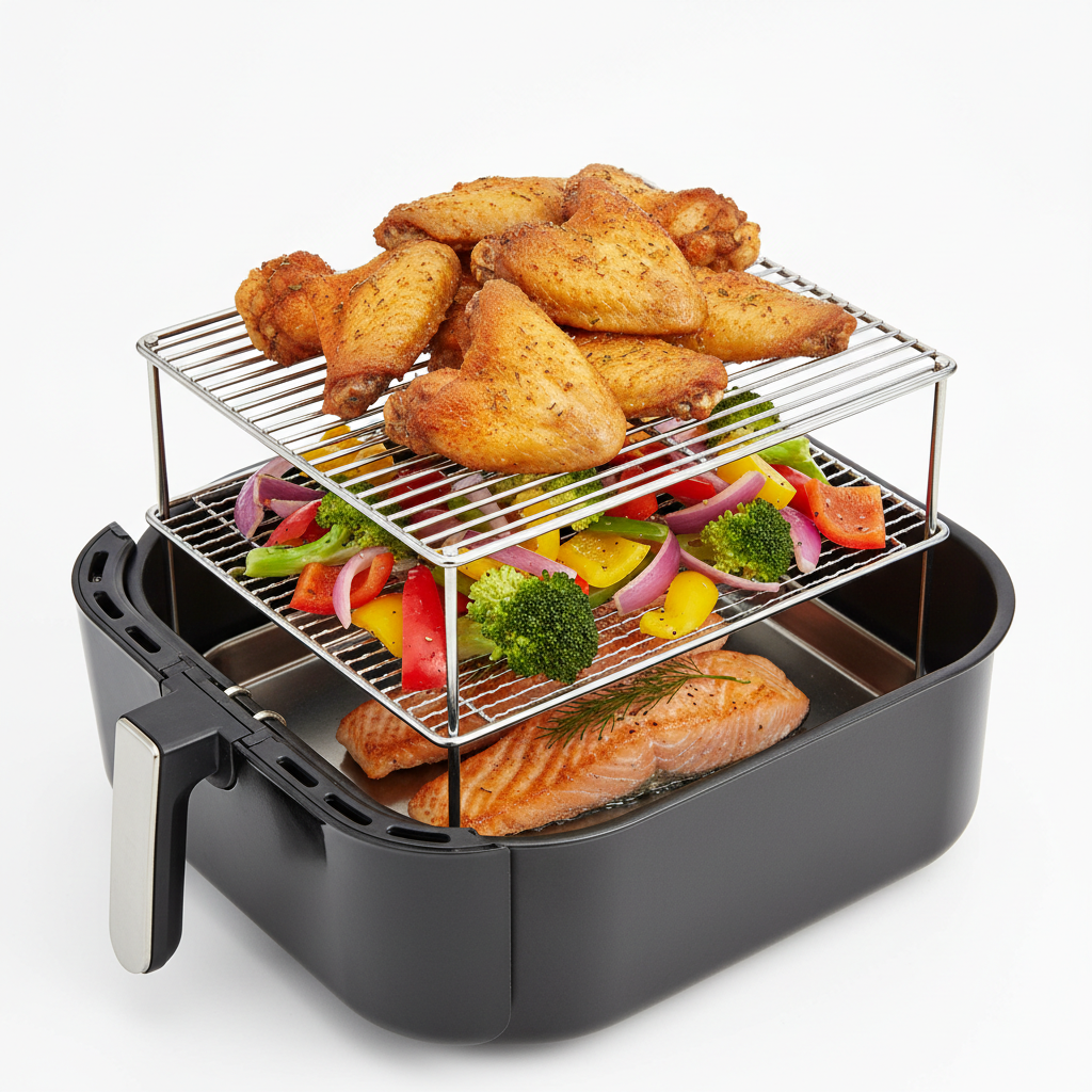 Havona Home Elevate Air Fryer Rack — hero product photo on a plain background
